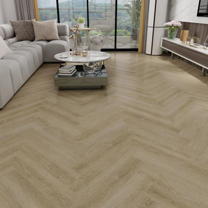 Plancher en <span class=keywords><strong>bois</strong></span> d'ingénierie à chevrons imperméable, finition brossée, assemblage artistique, planchers en <span class=keywords><strong>bois</strong></span> composite, système de clic, moderne - Product Image 3