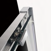 Vente directe d'usine de <span class=keywords><strong>douche</strong></span> d'angle en verre trempé avec cadre, design moderne et simple - Product Image 3