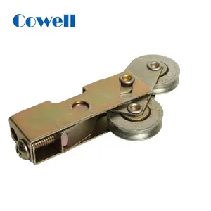 Customizable Size Adjustable 1-1/4 Inch Double Slide Wheel Steel Roller Door Window Pulley Sliding Door Roller Wheel