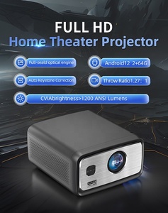 Projecteur de <span class=keywords><strong>table</strong></span> numérique Full HD 1080P Smart TV pour jeux vidéo, Wi-Fi Android, 4K, haute luminosité, vidéoprojecteur numérique 5G Wi-Fi pour réunions - Product Image 5