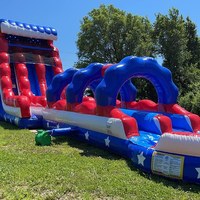 Parc aquatique de 30 pieds de hauteur de qualité commerciale en gros géant enfants utilisé toboggan gonflable pour piscine adultes vente