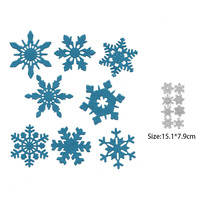 Fustelle per taglio di metallo con fiocco di neve