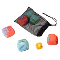 Ensemble de boules de pétanque ZQURE Solf en tissu pour jeu en intérieur et en extérieur