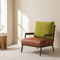 Chaise d'appoint individuelle en tissu ou similicuir, fauteuil de loisirs, vente en gros de meubles pour la maison – Offre spéciale usine OEM ODM
