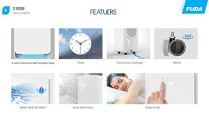 10L/Day Smart Tuya Wifi Home Compressor Mobile Portable Air Home <b>Dehumidifier</b> Portable Air <b>Dehumidifier</b> - Product Image 6