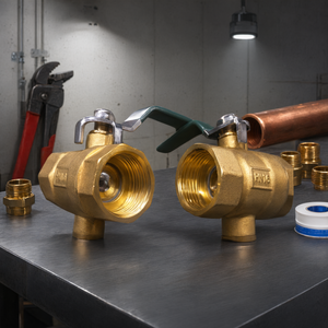 Robinet à bille en laiton de qualité supérieure PN16 pour l'alimentation en eau et les systèmes de raccordement de tuyauterie - Product Image 2