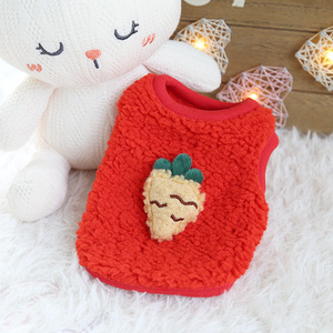 All'ingrosso a buon mercato Pet inverno stampa canotta cane morbido cartone animato vestiti per orsacchiotto molto piccolo cuccioli <span class=keywords><strong>di</strong></span> cani appena nati - Product Image 6