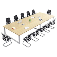 Sistema di Tavoli Modulari per Conferenze, Grande Scrivania per Riunioni, Arredamento per Ufficio, Progetto OEM Personalizzato
