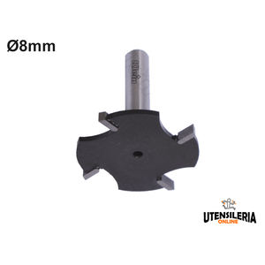 Klein HW Fraise à rainure en T pour matière plastique, tige Ø 8mm - Product Image 1