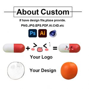 Promo Advertising Logo PU Soft Pill Shape Anti-Stress Capsule Stress <b>Ball</b> Stress Relief Promotional Toy Business Gifts - Product Image 5