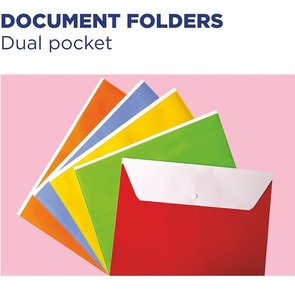 <b>Document</b> <b>Folder</b> with or without Visiting Card Pocket A4 File Organizer <b>for</b> Office Business Presentation Storage - Product Image 4