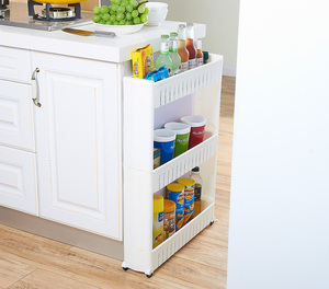 Estante de almacenamiento con ruedas giratorias, estante de almacenamiento con Marco, puerta, supermercado, venta al por mayor, estante de almacenamiento para Cocina - Product Image 5