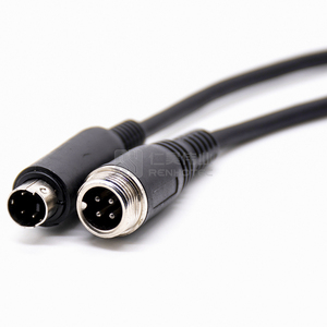 Cáp Din 4 Chân Mini Đầu Nối Micro 4 Chấu Camera Sau Đầu Nối Hàng Không GX12 - Product Image 2