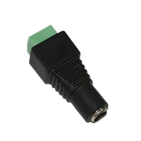 Connecteur d'alimentation femelle DC 5,5*2,1 mm, adaptateur de borne à vis 12V DC, prise jack pour CCTV, sécurité, bande LED, moniteur
