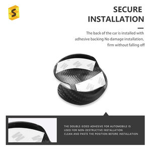 Shasha N-AD-062 in fibra di carbonio copri cambio <span class=keywords><strong>Audi</strong></span> <span class=keywords><strong>A3</strong></span> S3 Q2L accessori interni auto - Product Image 6