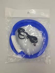 U盘充电硅胶发光二极管点亮宠物狗项圈可调发光项链适合中小型大小狗猫 - Product Image 6