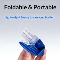 Bouteille souple en TPU personnalisée, légère et portable, pour l'hydratation lors de marathons et activités de plein air