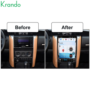 Krando 12.1 inch Tesla phong cách xe Stereo cho TOYOTA FORTUNER 2016-2020 chuyển hướng xe đa phương tiện GPS Android Carplay đài phát thanh xe 4g - Product Image 3