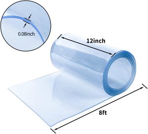 Tira <span class=keywords><strong>de</strong></span> plástico antiinsectos para puerta <span class=keywords><strong>de</strong></span> cuarto frío barata, rollos <span class=keywords><strong>de</strong></span> tira <span class=keywords><strong>de</strong></span> cortina transparente <span class=keywords><strong>de</strong></span> PVC flexible - Product Image 3