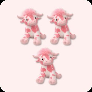 Pink <b>Cow</b> Plush Toy Glowing <b>Cow</b> 2 To 4 Years Unisex Household Daily Necessities - Product Image 3