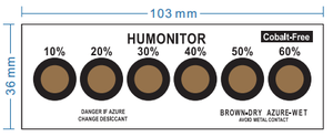 Carte indicatrice d'humidité pour le transport pharmaceutique, 3 points (<span class=keywords><strong>20</strong></span>%, 40%, 60% HR), conforme GMP, test d'humidité réutilisable, marque <span class=keywords><strong>YTX</strong></span>, pour le froid - Product Image 3