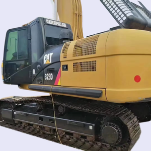 Excavadora sobre orugas Caterpillar usada, certificado CE con cubo CAT329 29 TON, modelo 2022, bomba hidráulica de motor de Japón a la venta - Product Image 1