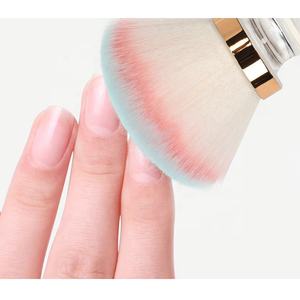 Tırnak yüksek kalite yumuşak tırnak toz fırçası gül tipi tek toz allık toz kırpma fırça güzellik kolu tırnak temizleme fırçası - Product Image 5