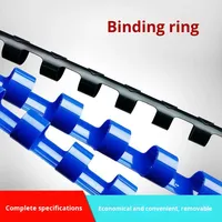 10mm Kunststoff-Kamm Buchbindering Spiralbindung