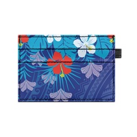 Kustomisasi Eksklusif Polynesian Hibiscus Slim & Light Everyday Card Case Tempat Kartu Cetak Sesuai Permintaan Dua Sisi