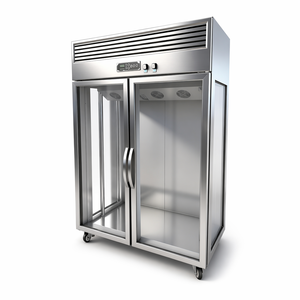 Réfrigérateur professionnel commercial pour viande, en acier inoxydable, 2, 3 ou 4 portes, vitrine réfrigérée pour boucher, série <span class=keywords><strong>GR</strong></span> - Product Image 1