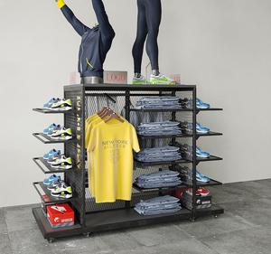 Espositore sportivo regolabile per negozio di alimentari attrezzature sportive commerciali organizzatore per la palla negozio di articoli sportivi scaffali Gondola Rack - Product Image 2