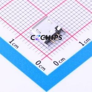 U-D-M5DD-W-1A USB Connector Through hole Component (THT) Connector Micro-B USB 2.0 Female Through Hole - Product Image 2