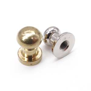 Barriles y tornillos de encuadernación de bajo perfil de acero Remache de cabeza de domo Postes de encuadernación de remache ciego de aluminio - Product Image 4