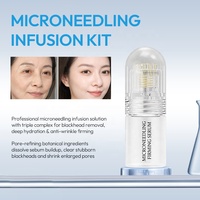 Appareil facial à usage domestique, applicateur de sérum 0,25 mm 0,5 mm, système de micro-infusion, Derma Stamp, micro-aiguilles, sérum