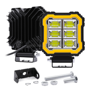 ไฟ LED สำหรับทำงาน4นิ้วสี่เหลี่ยมสีขาวกระพริบออฟโรดไฟหน้า<span class=keywords><strong>รถ</strong></span><span class=keywords><strong>ดัดแปลง</strong></span>วิศวกรรมรถแทรกเตอร์ - Product Image 3