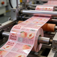 Rouleau de film plastique laminé PET BOPP imprimé pour les chips de pommes de terre et le chocolat
