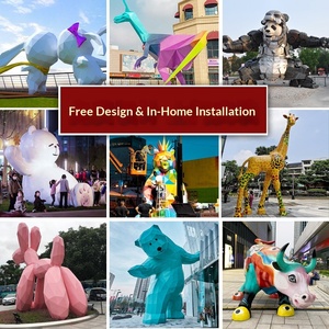 Escultura de Fibra de Vidrio Personalizada para Centros Comerciales, Decoración de Paisajes Exteriores, Hermosa Decoración para Plazas de Ciudad, Parques, Figuras de Dibujos Animados de Gran Tamaño - Product Image 6