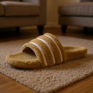 Sandalias Adidas Adilette para Hombre, Color Mesa Chalk White, Forro de Felpa, Suela de EVA, Diseño a Rayas, Punta Abierta, para Todas las Temporadas - Product Image 2