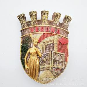 Imanes de nevera de resina conmemorativos de atracción turística transfronteriza Yijia, Venecia, Italia, Francia, Roma, tridimensional - Product Image 3