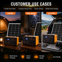 Générateur d'énergie solaire portable Wasion 500W, batterie LiFePO4 360Wh, station d'alimentation portable avec WIFI, Bluetooth, charge rapide