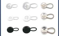Boutons d'extension élastiques pour colliers de manchettes