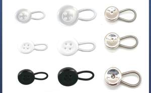 弹性环安装袖口项圈弹性延伸按钮 - Product Image 2