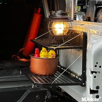 Table de hayon arrière double pour Jeep wrangler JL Table pliable en acier Accessoires automobiles