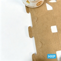 Großhandel Flachpack-Karton-Getränketräger, kundenspezifische Größe, bedruckbar, recycelbar, Kraftpapier, für 4/6 Dosen, Bier, Supermarkt-Promotion-Verpackung