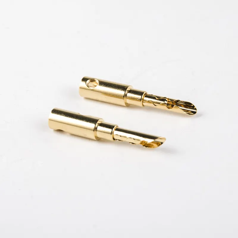 Joinaudio High quality All copper gold plated banana Plug thick gold plating