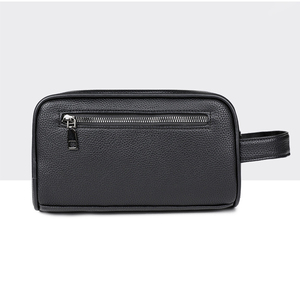 Nouveauté : Sac de rangement portable pour téléphone portable, étanche, avec logo personnalisé vintage, sac <span class=keywords><strong>à</strong></span> <span class=keywords><strong>main</strong></span> en cuir PU pour <span class=keywords><strong>homme</strong></span>, pour les affaires et les activités de plein air - Product Image 4
