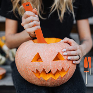 ชุดเครื่องมือแกะสลักฟักทอง14ชิ้นชุดเครื่องมือสำหรับปาร์ตี้เทศกาลฮาโลวีน - Product Image 5