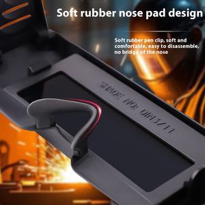 نظارات لحام خاصة بقوس الأرجون بإطار كامل ذات تعتيم تلقائي مضادة للوهج وحماية للعين ومقاومة للضباب بإطار بلاستيكي متين - Product Image 2