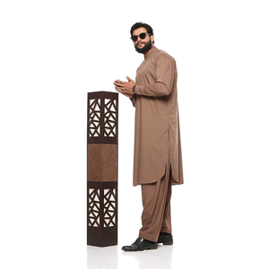 Nhà Máy Tùy Chỉnh Shalwar Kameez Người Đàn Ông Bán Buôn Chính Thức Người Đàn Ông Shalwar Kameez Hồi Giáo Người Đàn Ông Hàng Đầu Và Pant Set - Product Image 3
