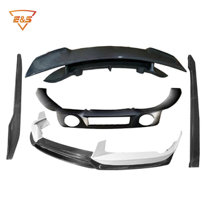 Kit complet de jupes latérales de diffuseur avant de lèvre arrière pour <span class=keywords><strong>Porsche</strong></span> <span class=keywords><strong>911</strong></span> 992 Kit de carrosserie en fibre de carbone de style <span class=keywords><strong>Turbo</strong></span> S - Product Image 6